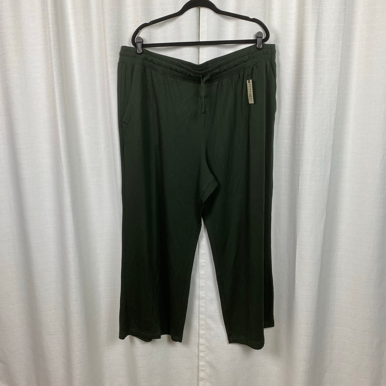 Terra&Sky Green Wide Leg Pull On Pants Sz.3x Nwt — image 3 of 8